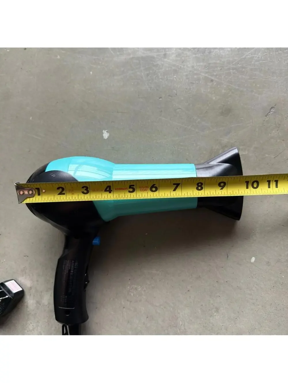 Conair 1875 Watt Mid-Size Hair Dryer / teal